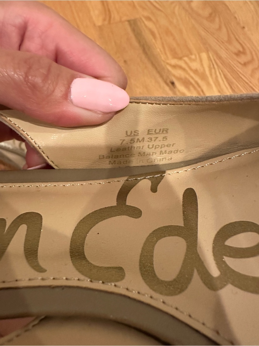 Sam Edelman Lorene Slingback Beige - Picture 8 of 8